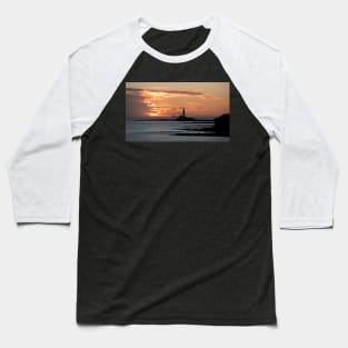 January sunrise at St Mary's Island - Panorama Baseball T-Shirt